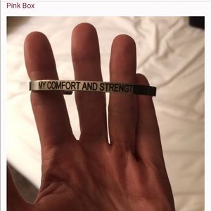 “My Comfort & Strength “ bangle bracelet